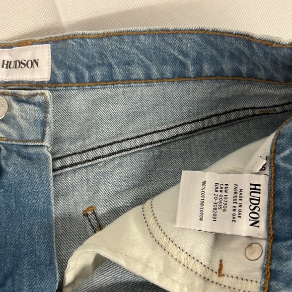 Hudson Denim Sade Embroidered Shorts Size 25 Butterfly Distressed Cut Off 29 8 - Picture 4 of 7